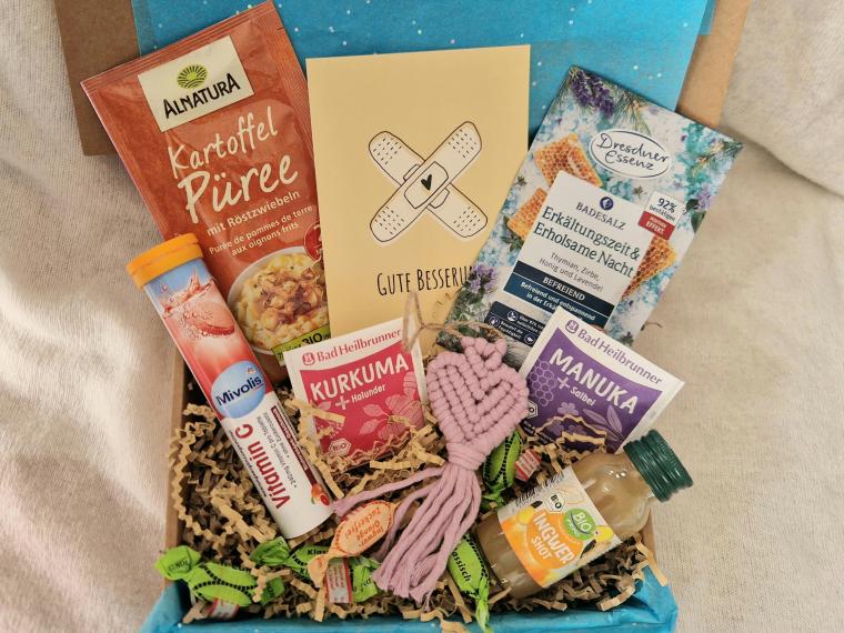 Gute Besserung Pflegepaket, Gute Besserung Geschenk für Männer, Genesungspaket für Kollegen